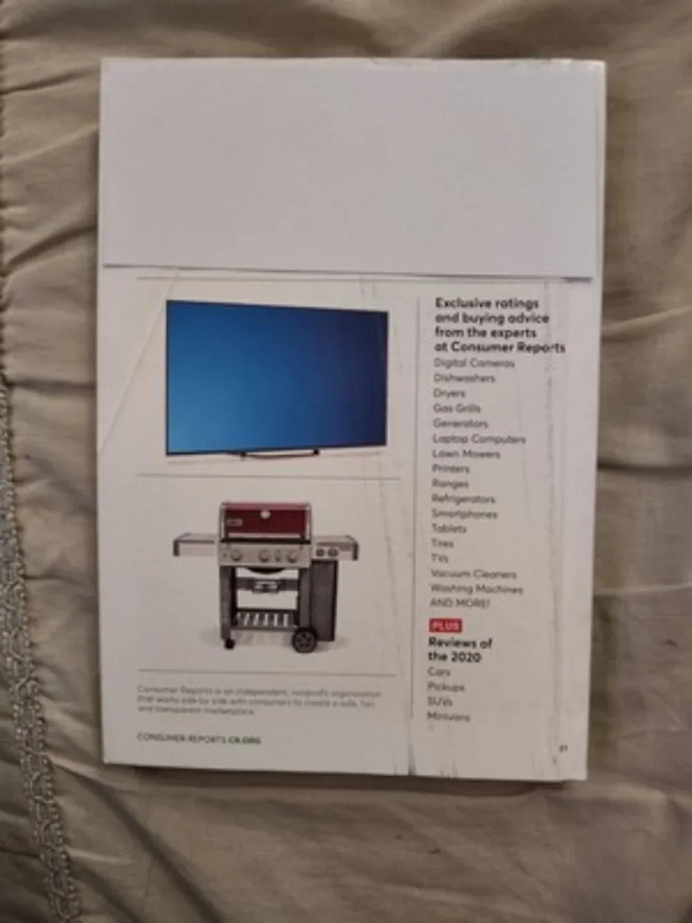 Consumer Reports Buying Guide Best & Worst 2020 Vol. 84 #13 soft cover